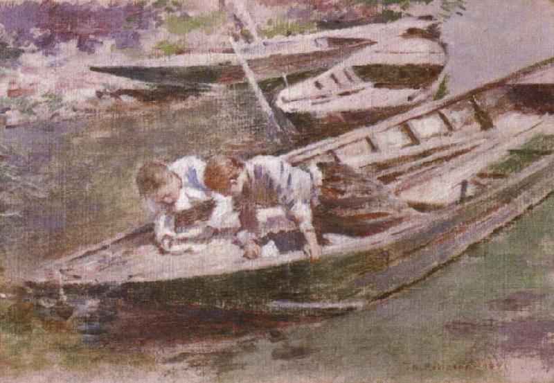 Theodore Robinson Two in a Boat